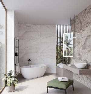 Керамогранит NT Ceramic Gravel White арт. NTT99508P (60x120) полированный